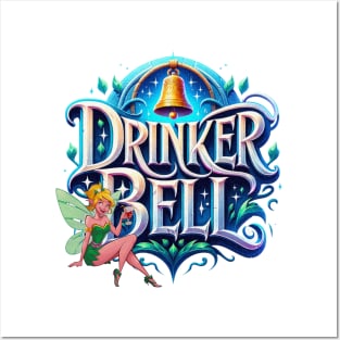 Drinker Bell Fantasyland Adult Drinker Tinker Style Posters and Art